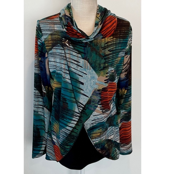 Bali Corp Pullover Long Sleeve Blouse - EUC - Picture 1 of 4